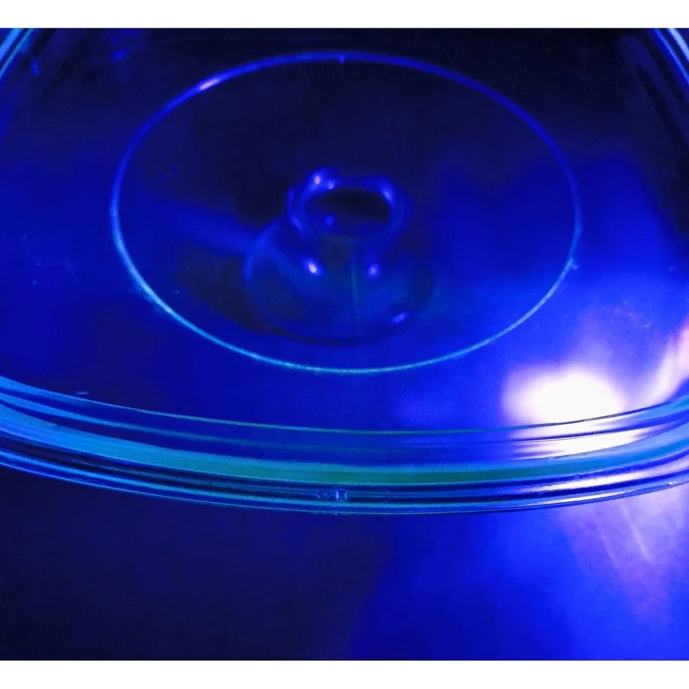 Corning Ware Country Cornflower UV Glow Pyrex Corelle 1 Qt Square Casserole Dish